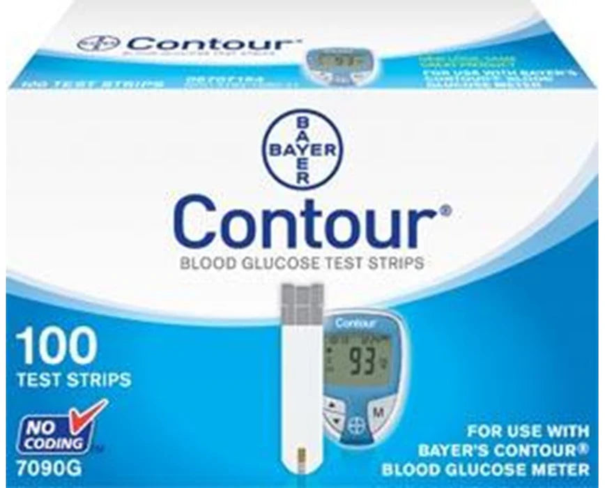 Bandelettes de test Contour 7080G (50 unités) - Soins du diabète