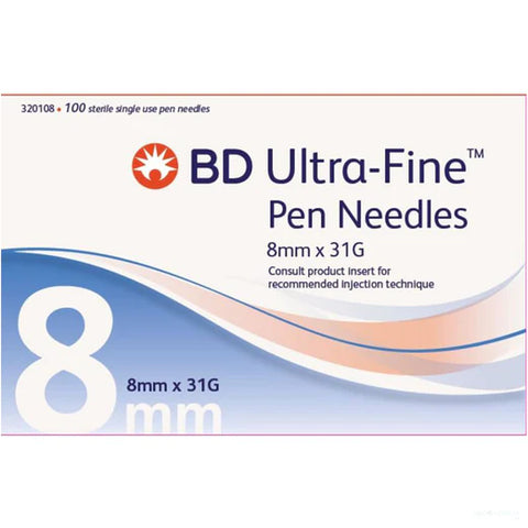 Bd Ultra-fine Short Pen Needles - 31G X 8mm (5/16