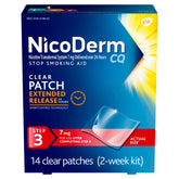 NicoDerm CQ 7mg Step 3 Nicotine Patches to Help Quit Smoking - Stop Smoking Aid, 14 Count