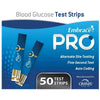 Embrace PRO Blood Glucose Test Strips, 50 ea