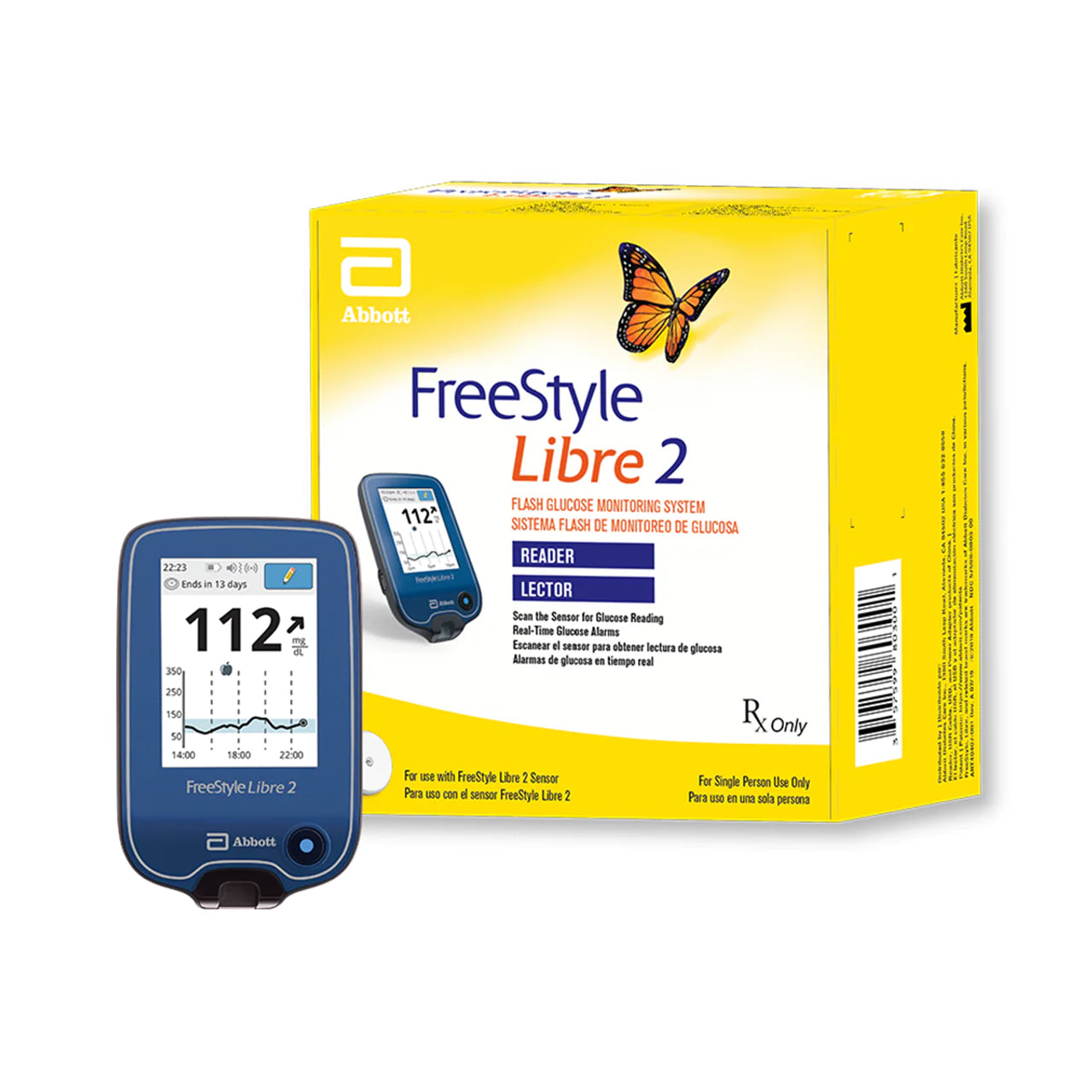Lecteur FreeStyle Libre 2 pour la surveillance du glucose