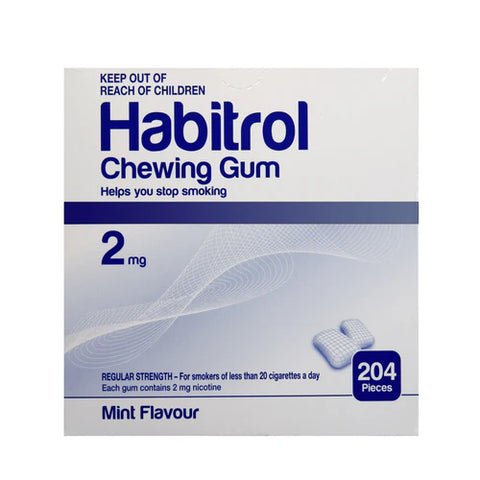 Habitrol Gum 2mg Mint 204 Piece