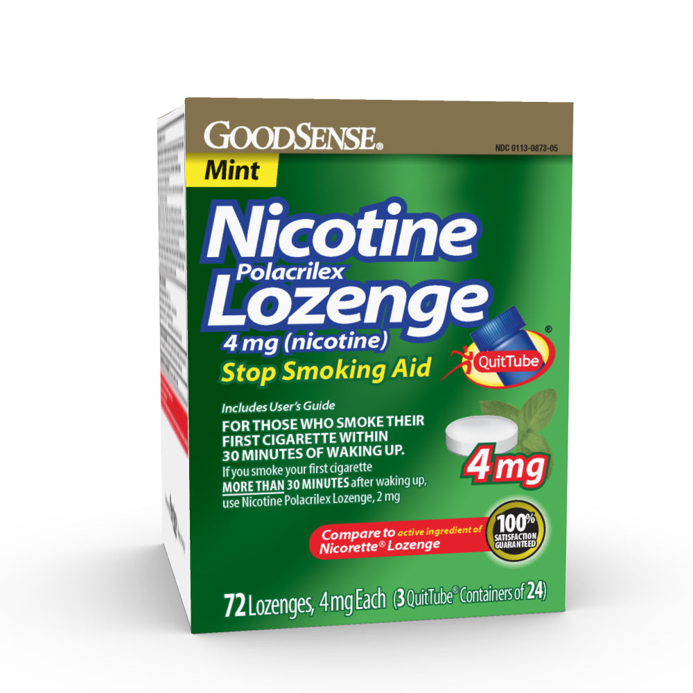 GoodSense® Nicotine Polacrilex Lozenge 4 mg