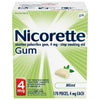 Nicorette Nicotine Gum, Stop Smoking Aids, 4 Mg, Fresh Mint, 170 Count