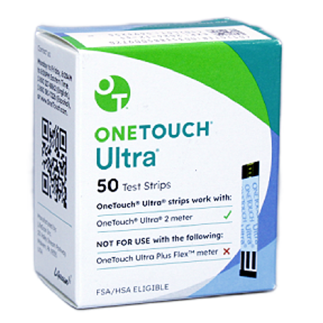 OneTouch Ultra Test Strips 50 count