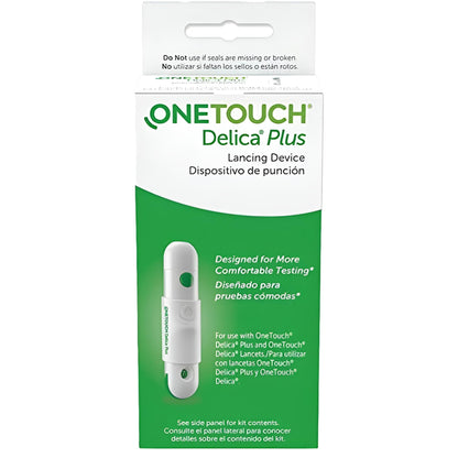 OneTouch Delica Plus Lancing Device with 25 Lancets