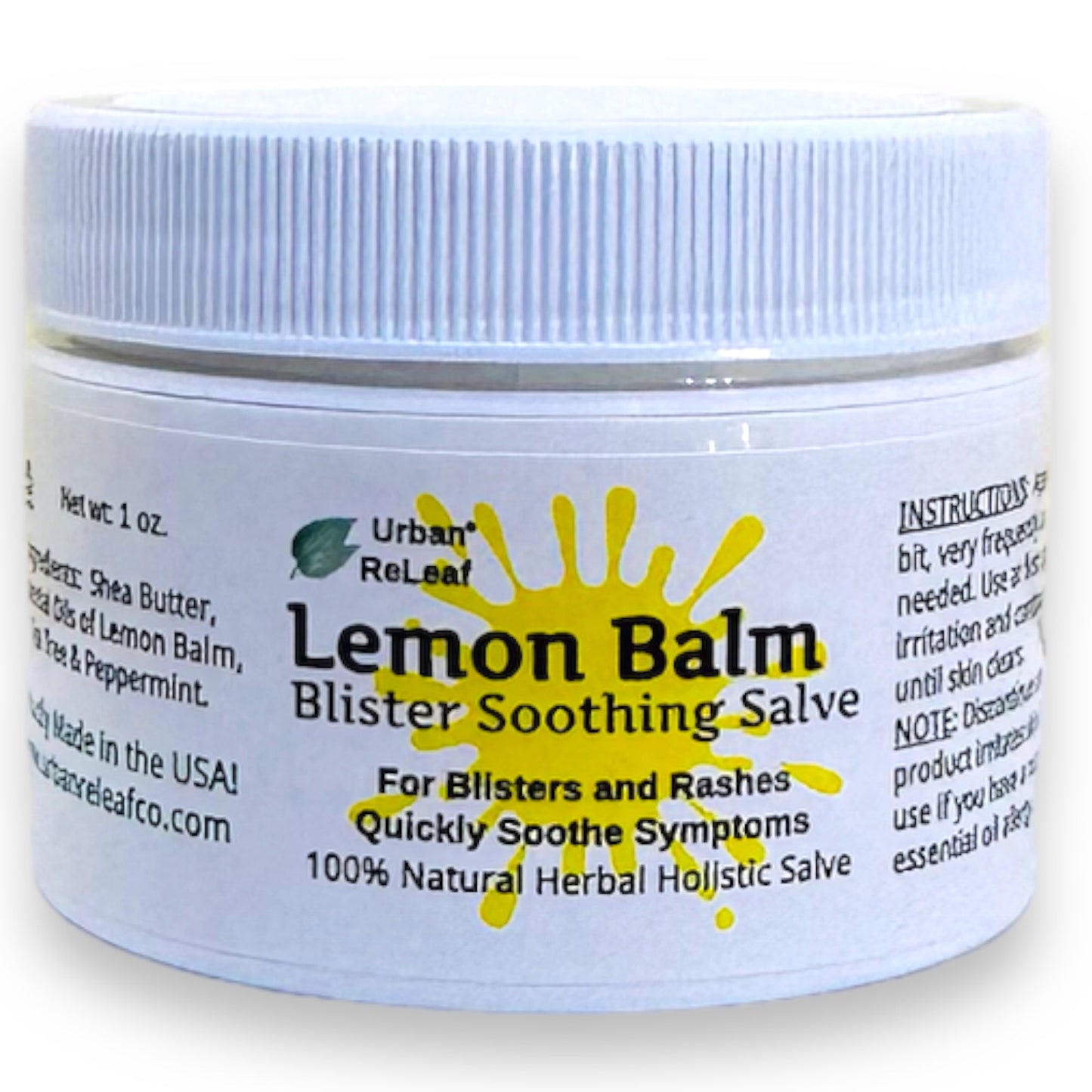 Lemon Balm Blister Soothing Salve