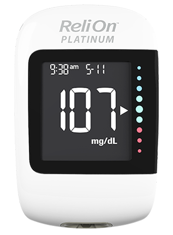 ReliOn Platinum Blood Glucose Monitoring System