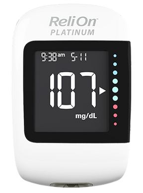 ReliOn Platinum Blood Glucose Monitoring System