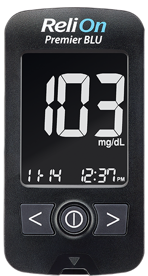 ReliOn Premier BLU Blood Glucose Monitoring System