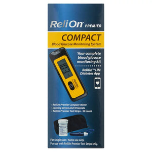 ReliOn Premier COMPACT Blood Glucose Monitoring Kit