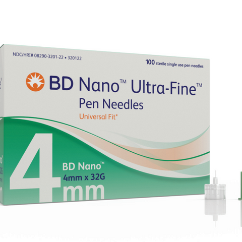 BD Nano Ultra-Fine Pen Needles 32G x 4mm (5/32