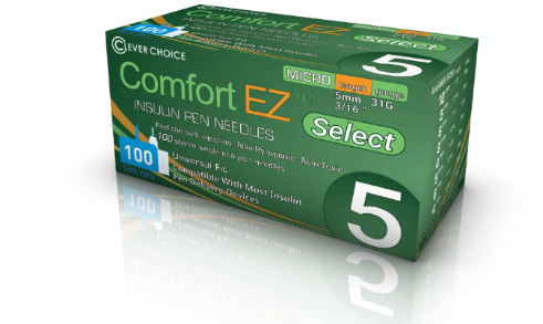 Clever Choice Comfort EZ Select Insulin Pen Needles - 31G 5mm