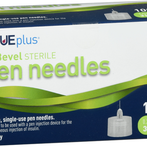 TRUEplus 5-Bevel Pen Needles 31G x 5mm  100