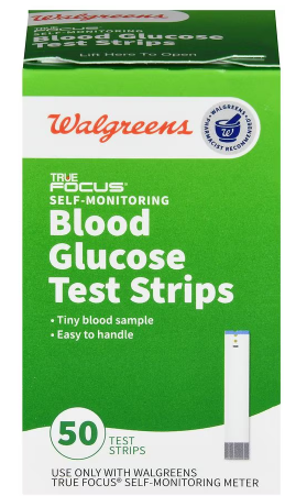 True Focus Self-Monitoring Blood Glucose Test Strips50.0