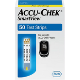 Bandelettes de test de glycémie Accu-Chek SmartView, une boîte de 50 bandelettes de test | Traitements diabétiques