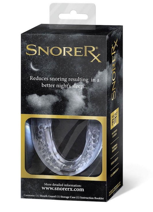 SnoreRx Anti Snoring Device, Adjustable Flexible Mouth Movement Stop Snoring Mouthpiece 1ea (Snore ) *EN