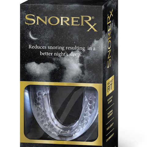 SnoreRx Anti Snoring Device, Adjustable Flexible Mouth Movement Stop Snoring Mouthpiece 1ea (Snore ) *EN