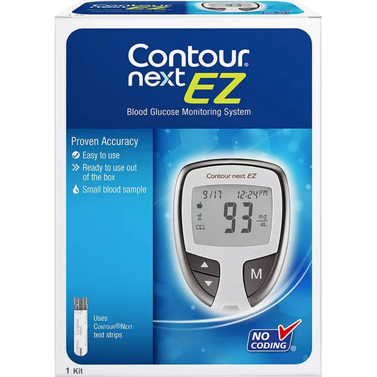 The CONTOUR NEXT EZ Blood Glucose Monitoring System