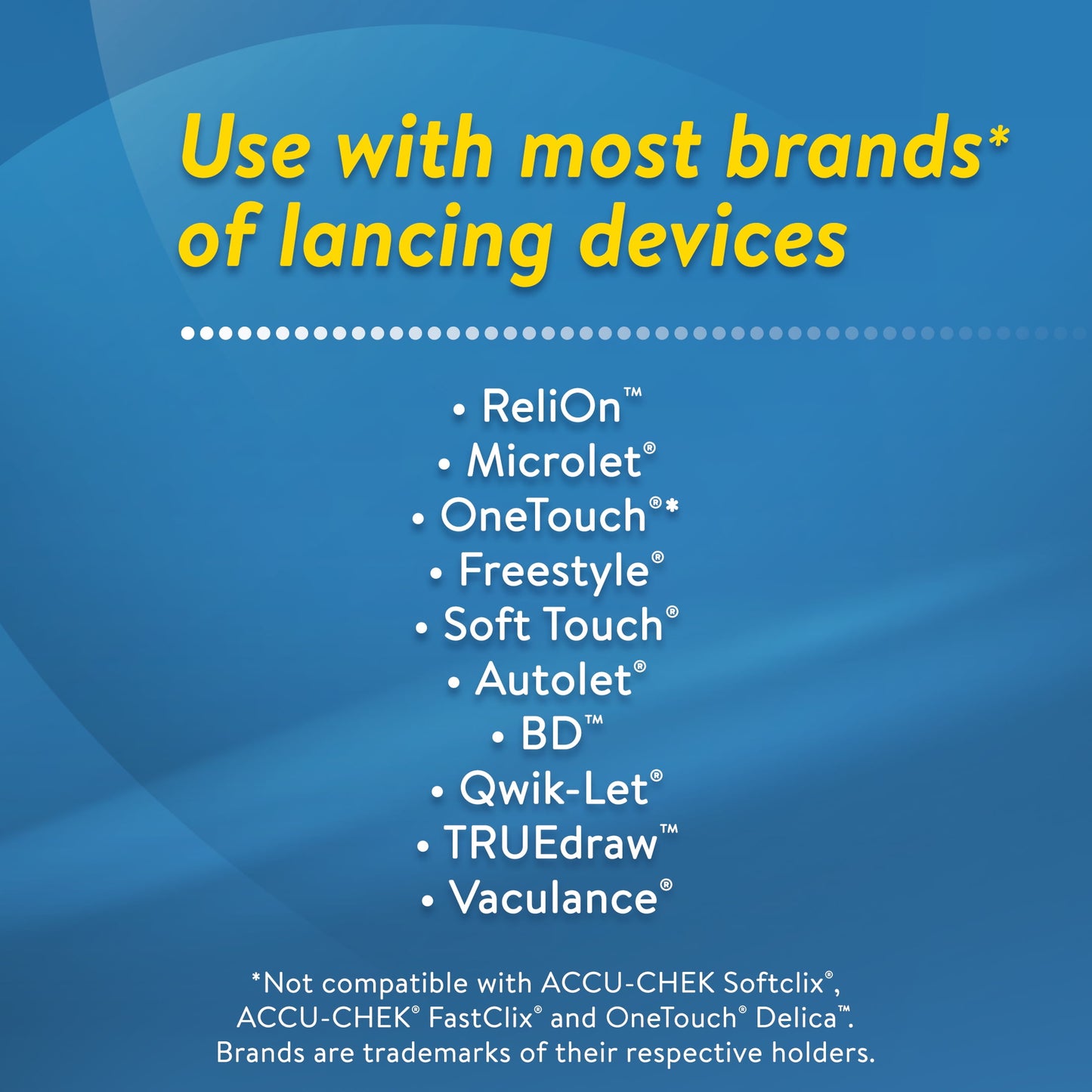 ReliOn Lancing Device for Comfortable Blood Glucose Testing