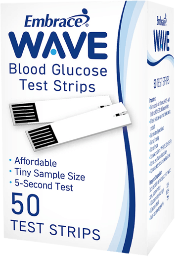 embrace wave Test Strips 50