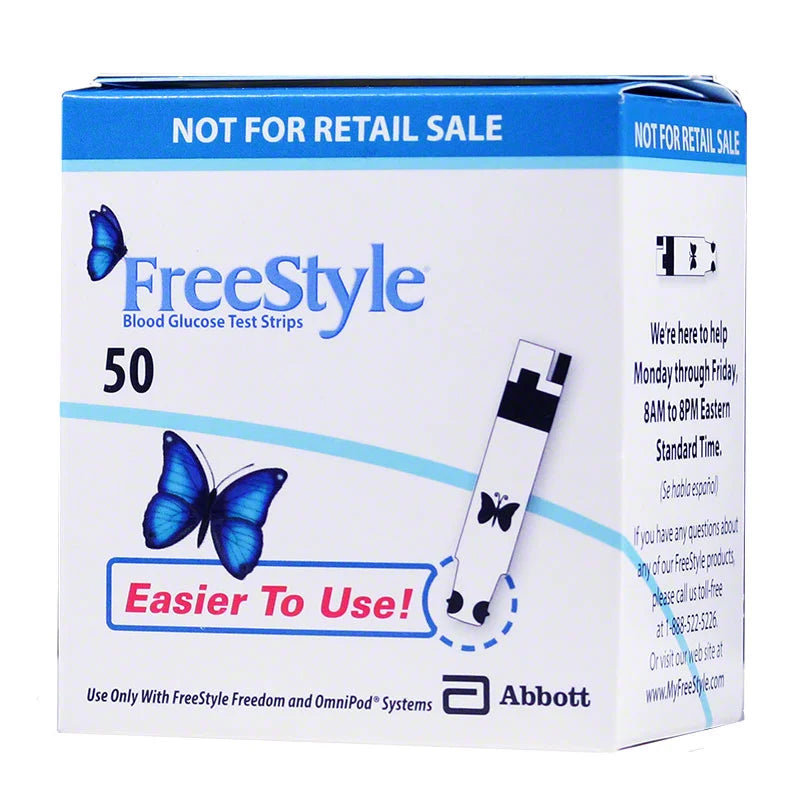 FreeStyle Blood Glucose Test Strips 50