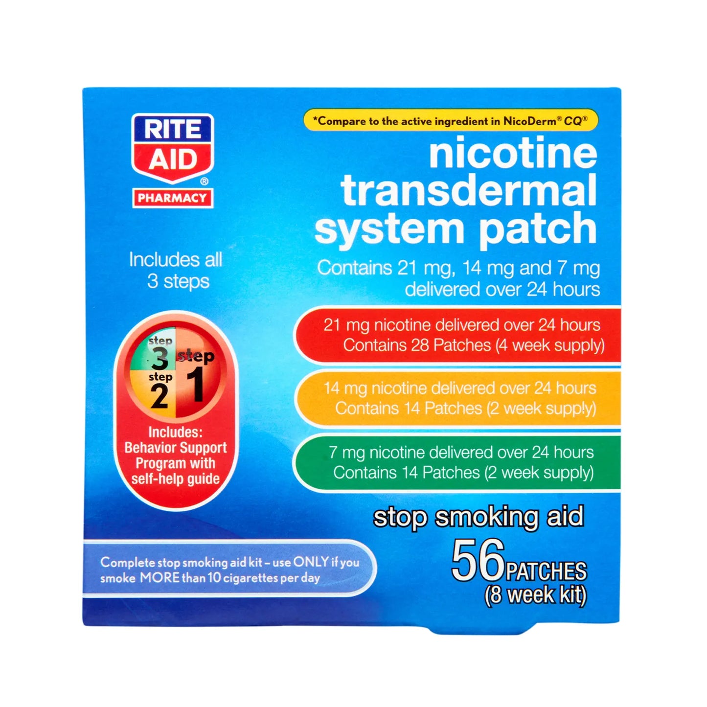 Rite Aid Nicotine Patch Kit - 56 ct