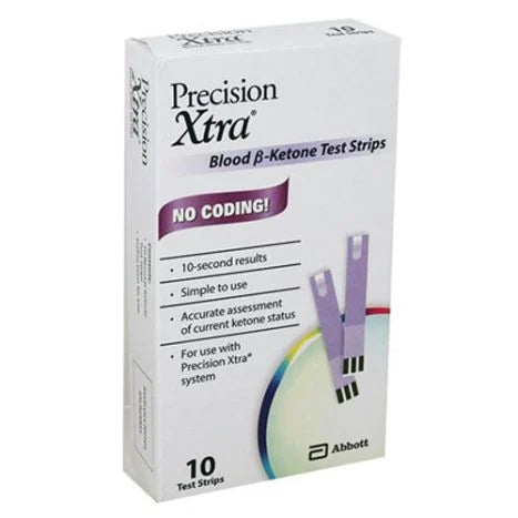 Precision Xtra Ketone Test Strips 10 Pack