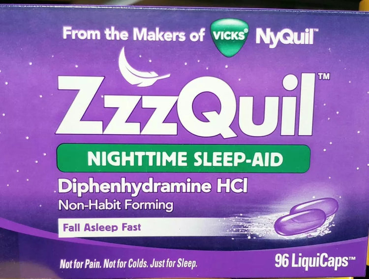 Vicks ZzzQuil Nighttime Sleep-Aid Liquicaps (96 ct.)