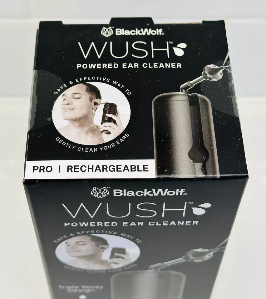 WUSH Pro Water Powered Ear Cleaner Safe Effective Electric Triple Jet Stream