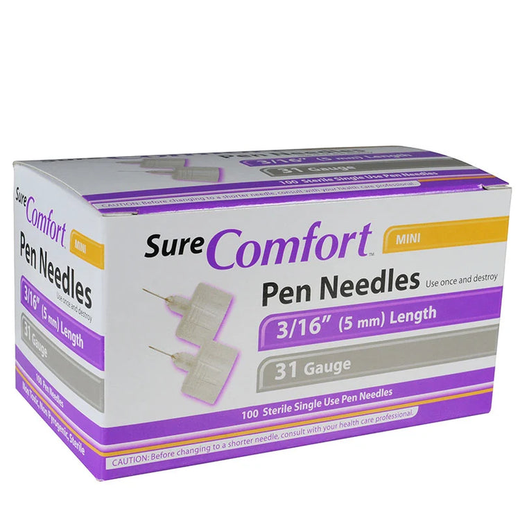 SureComfort Mini Pen Needles 5mm 31g