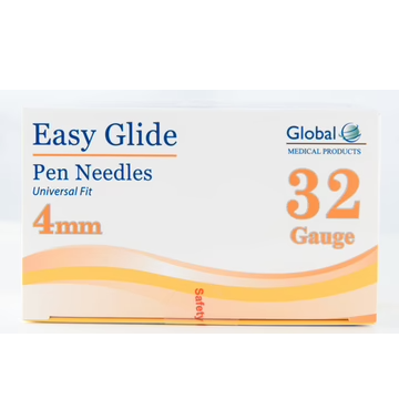 Easy Glide Diabetic Pen Needles 32G 5/32 (4mm) – CIRCLESTRIPS